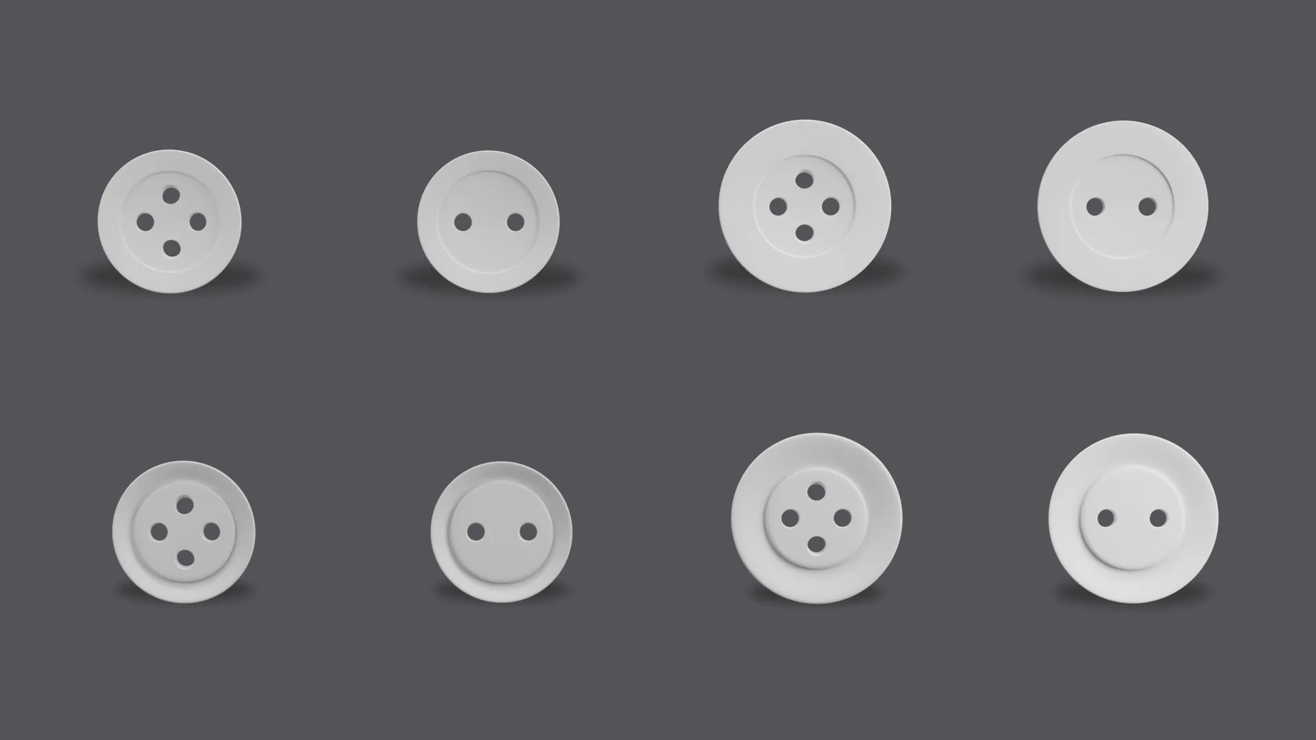 47 BUTTONS+UV-FBX/OBJ/BLEND FILE