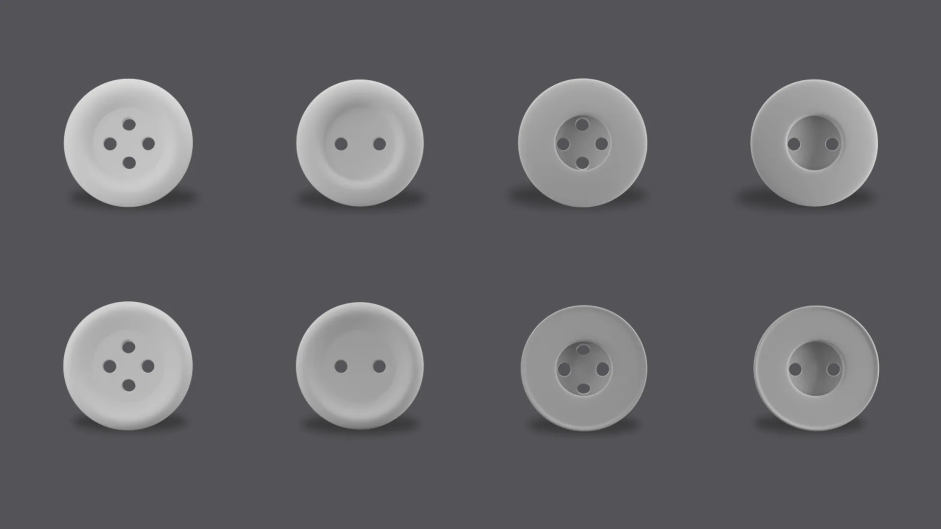 47 BUTTONS+UV-FBX/OBJ/BLEND FILE