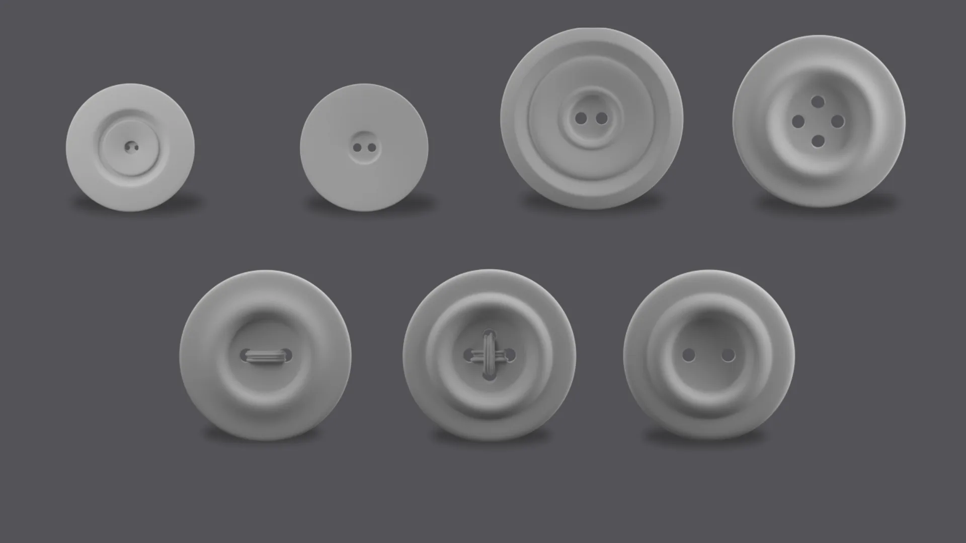 47 BUTTONS+UV-FBX/OBJ/BLEND FILE