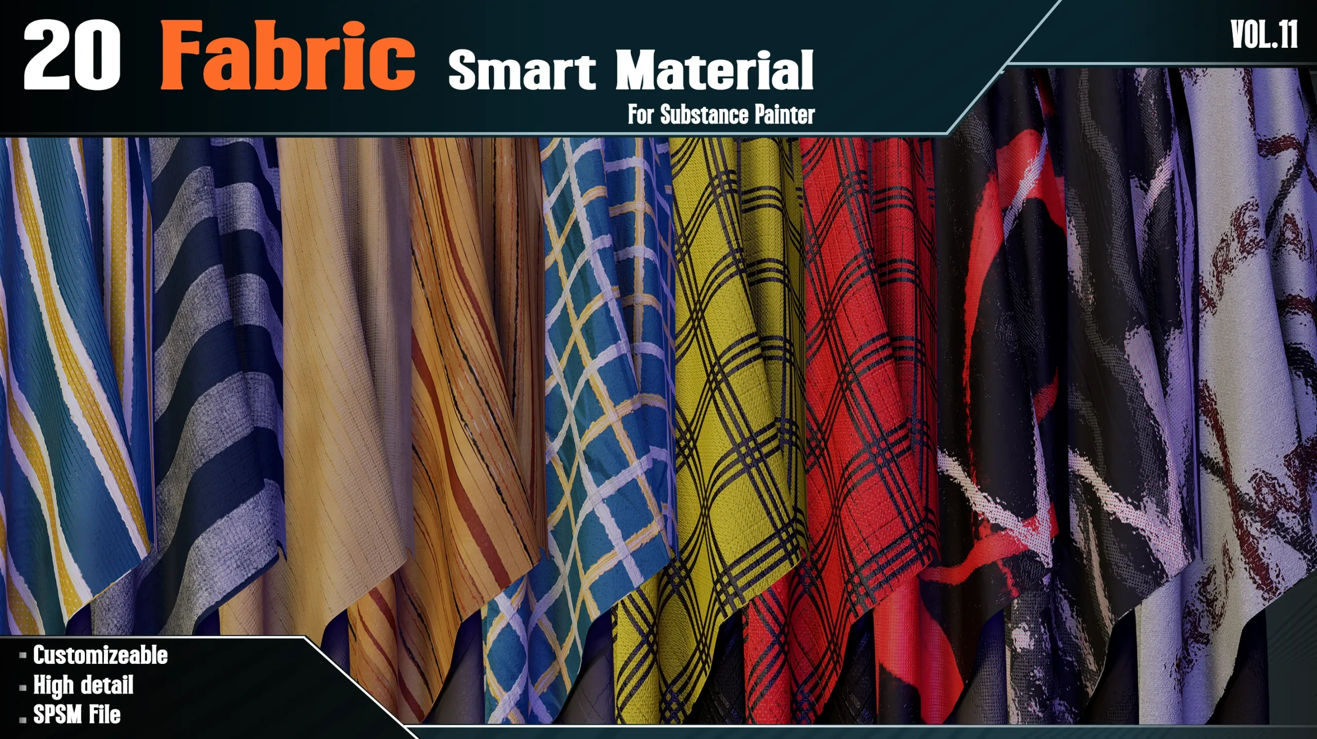 20 Fabric Smart Materials - VOL 11(spsm File)