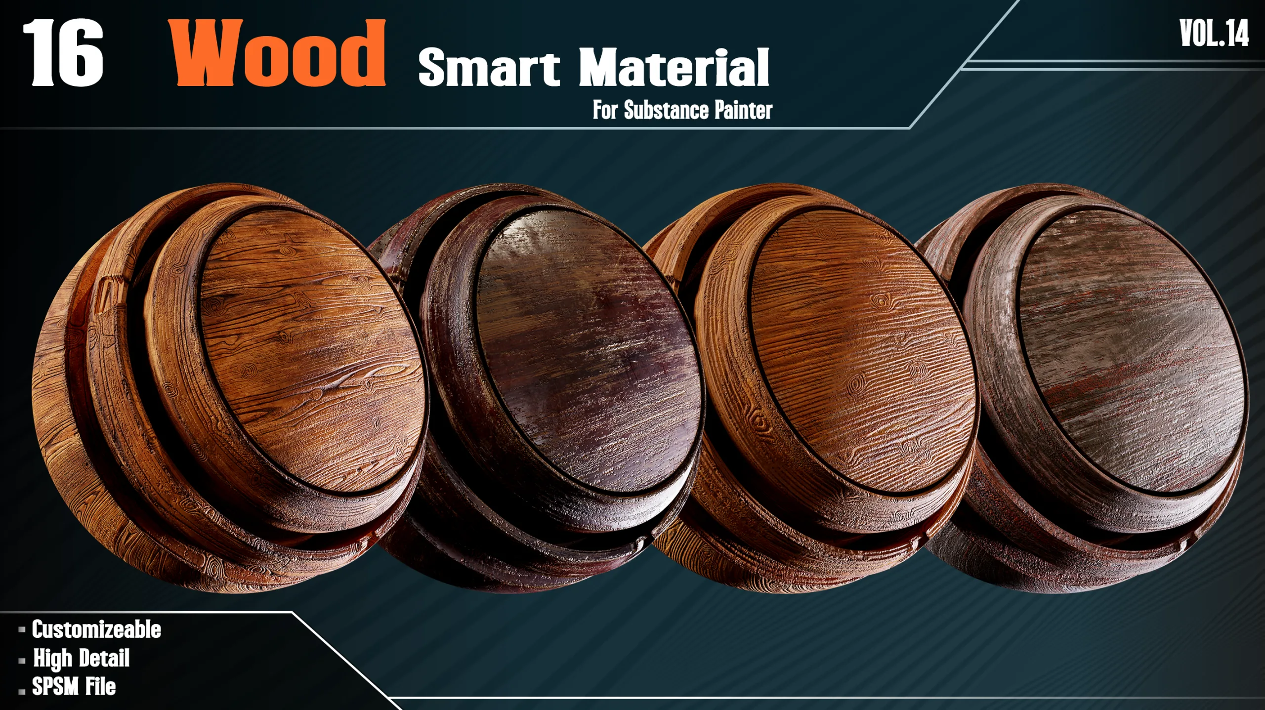 Wood Smart Materials - VOL14 (spsm file)