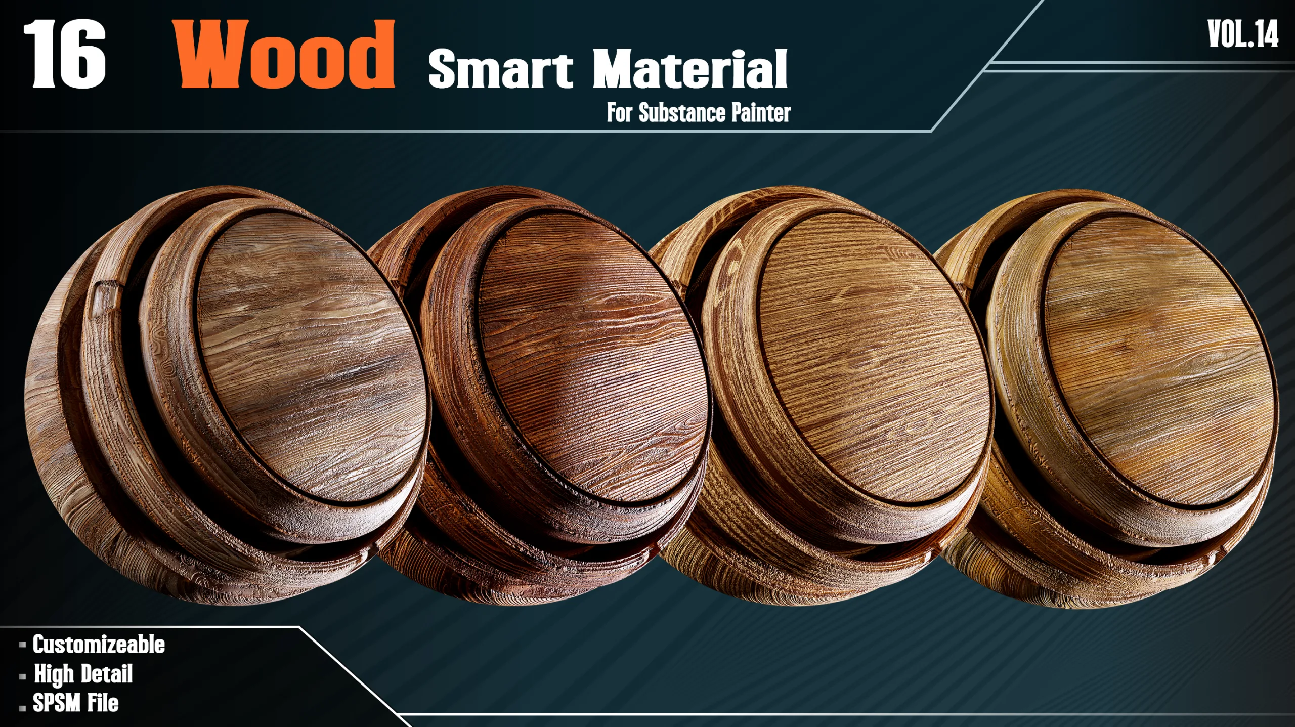 Wood Smart Materials - VOL14 (spsm file)