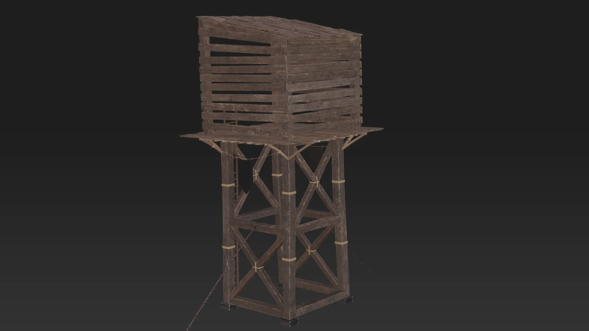 Watchtower - Scout Tower Plus Probs And Texture-Platform- (Game Ready)