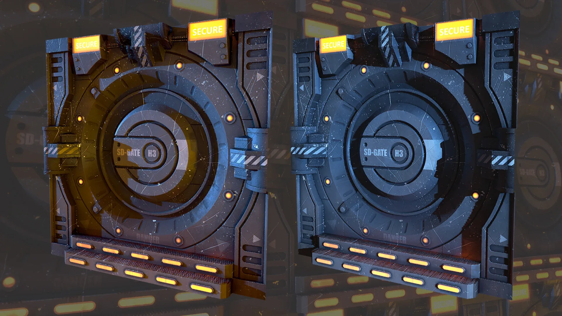 Heavy Blast Door | Substance Designer Tutorial