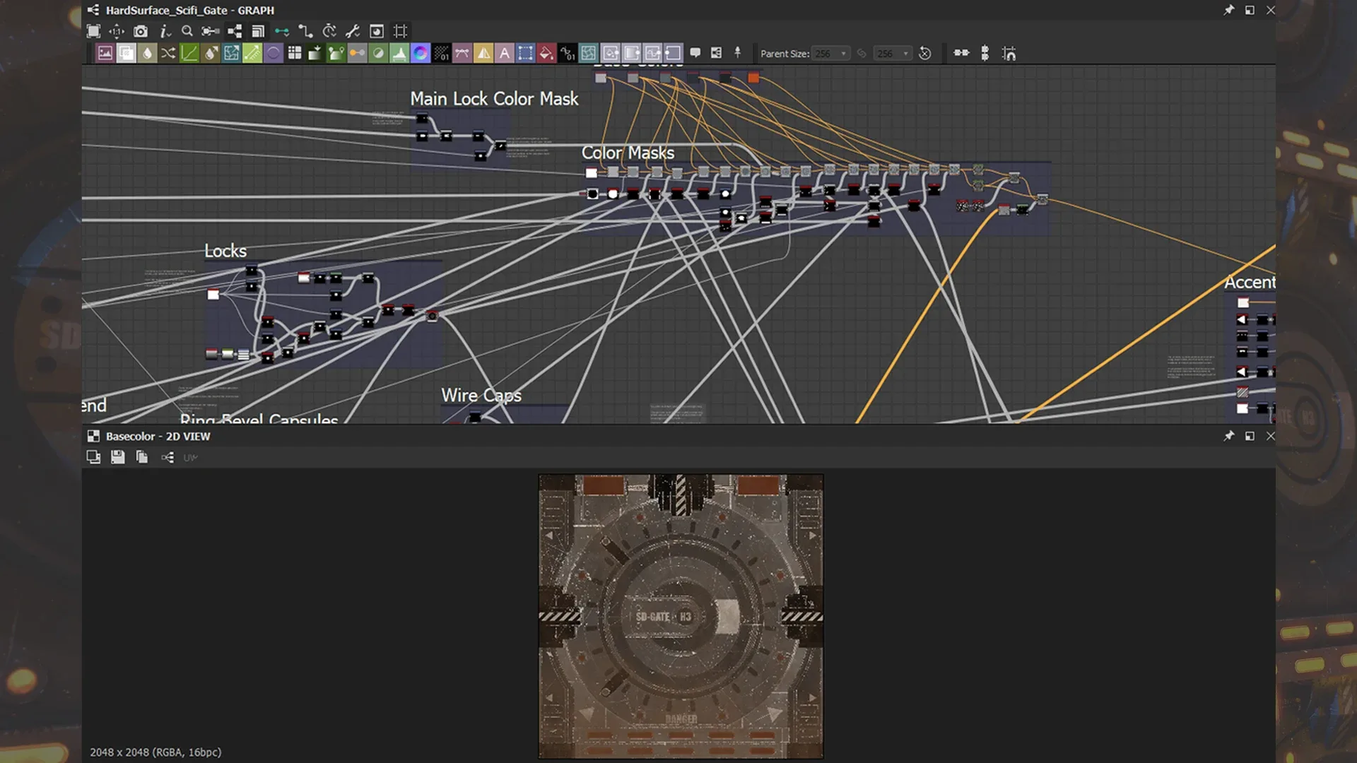 Heavy Blast Door | Substance Designer Tutorial