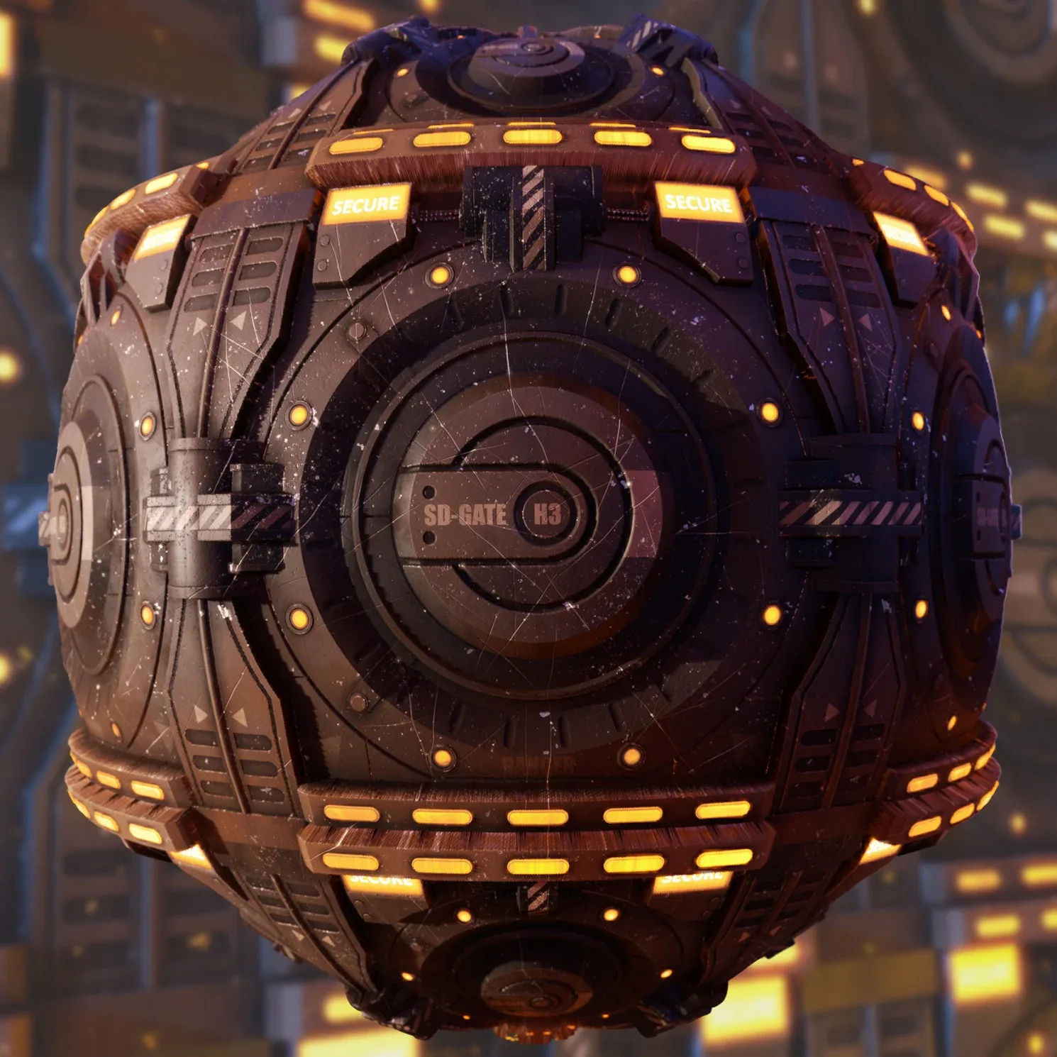 Heavy Blast Door | Substance Designer Tutorial