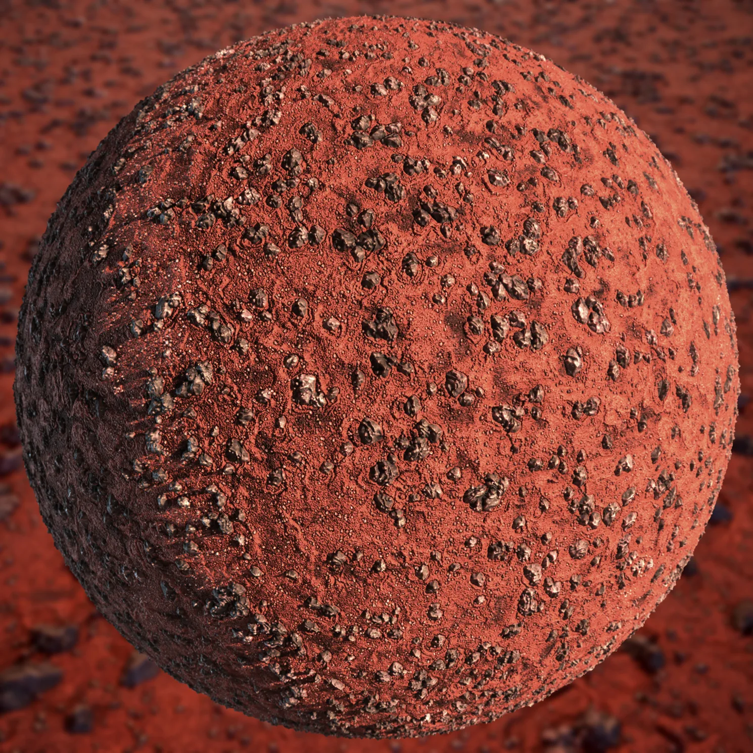 Red Desert Terrain | Substance Designer Material