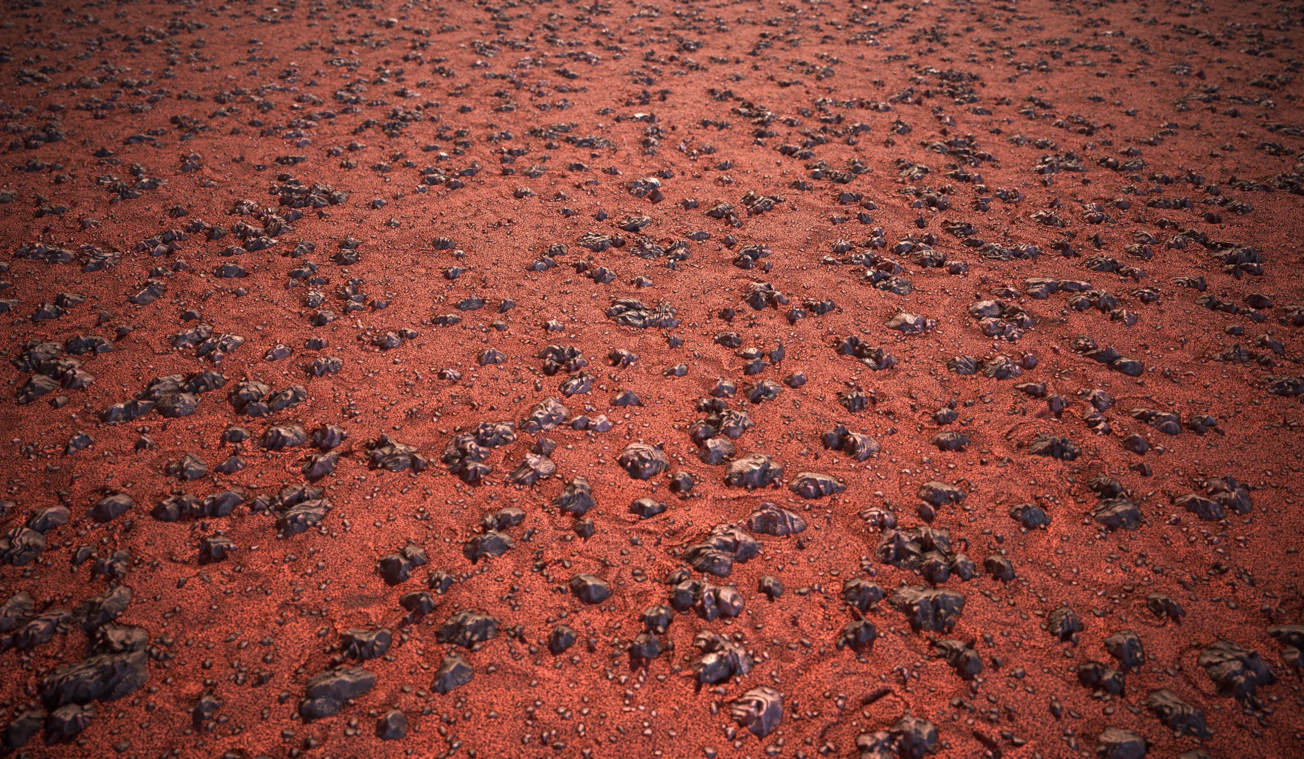 Red Desert Terrain | Substance Designer Material