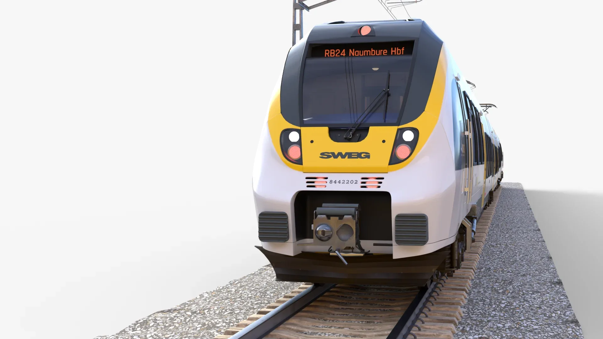 Bombardier TALENT Train sweg Rigged Animated