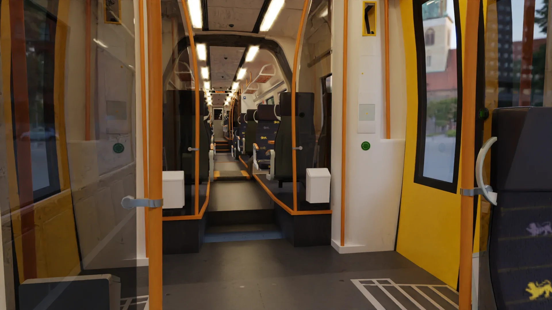 Bombardier TALENT Train sweg Rigged Animated