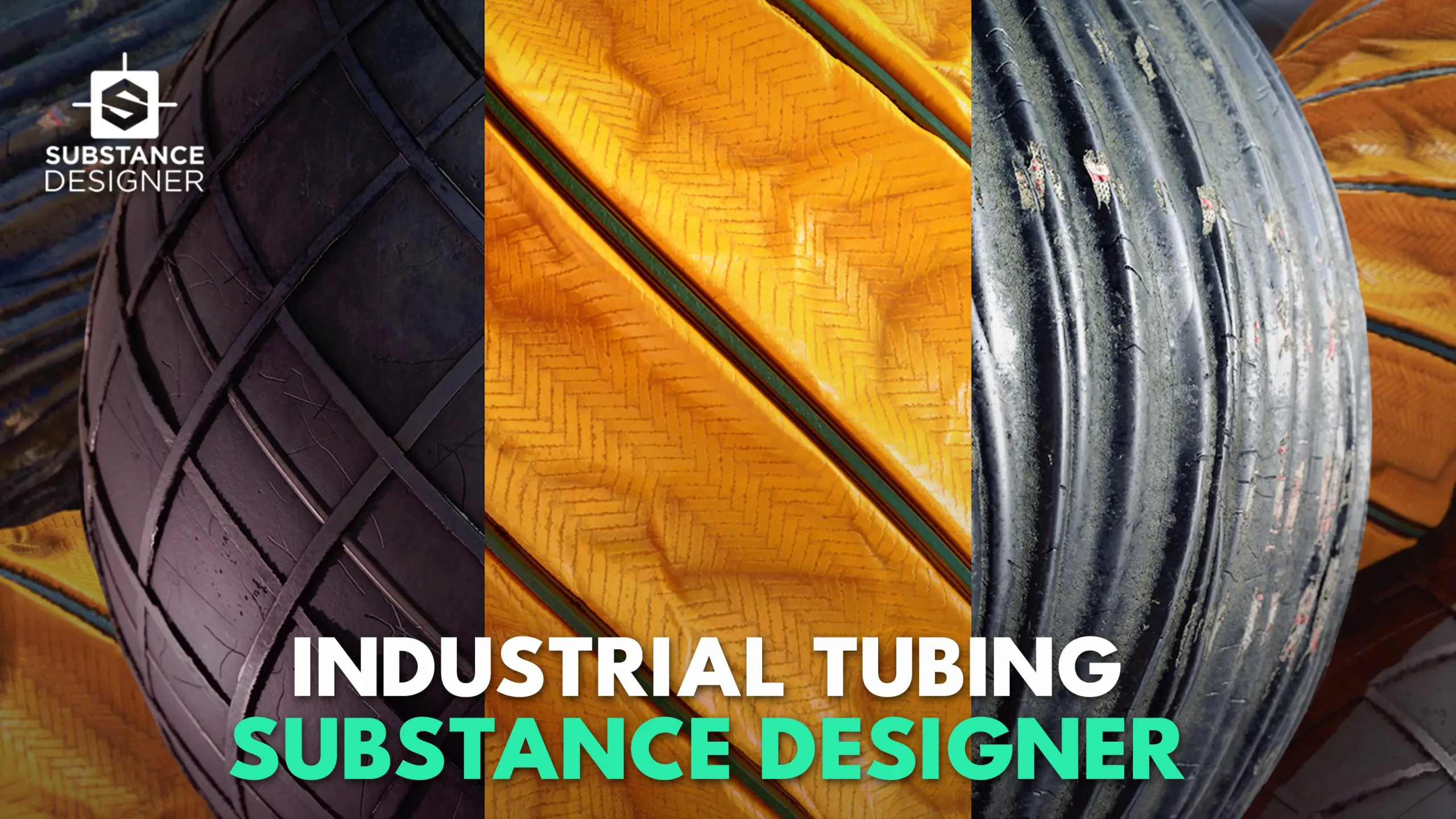 Industrial Tubing and Wiring | Substance Designer Material