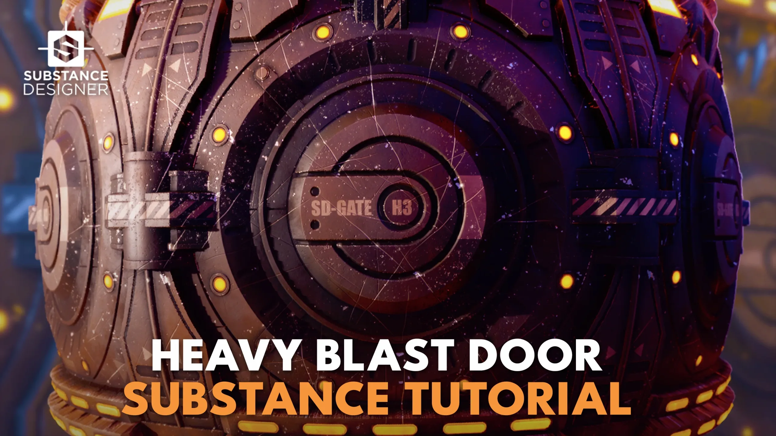 Heavy Blast Door | Substance Designer Tutorial