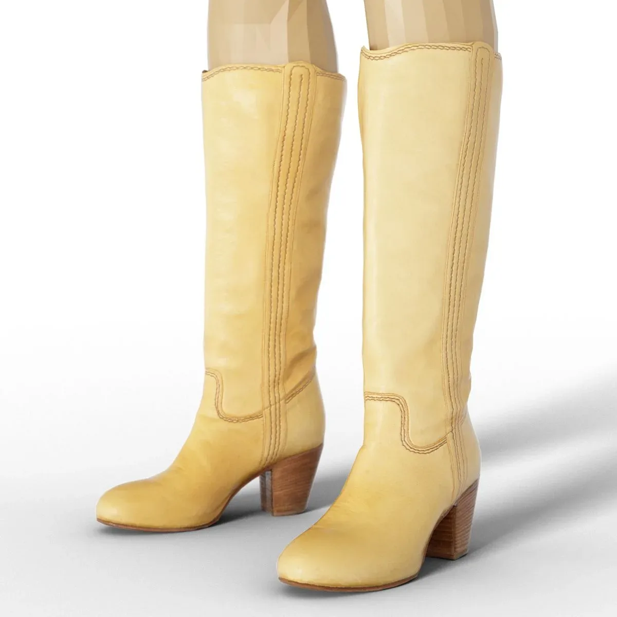 Boot Beige Women Footwear