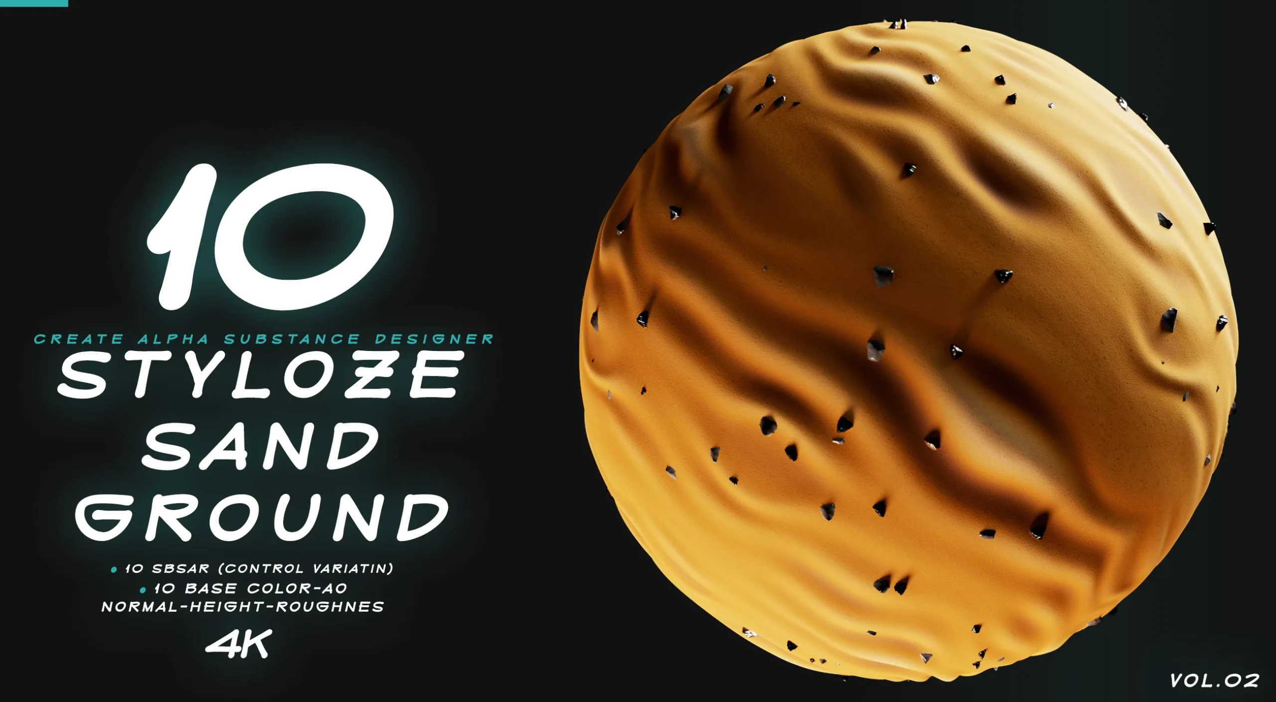 10 MATERIAL STYLIZE SAND AND GROUND VOL.01