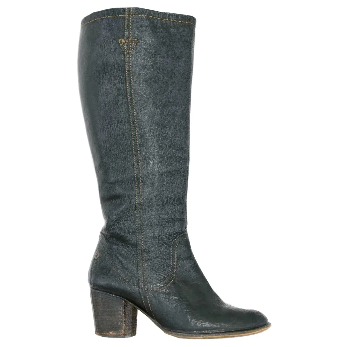 Boot Black Leather Tall Clothing Women Footwear