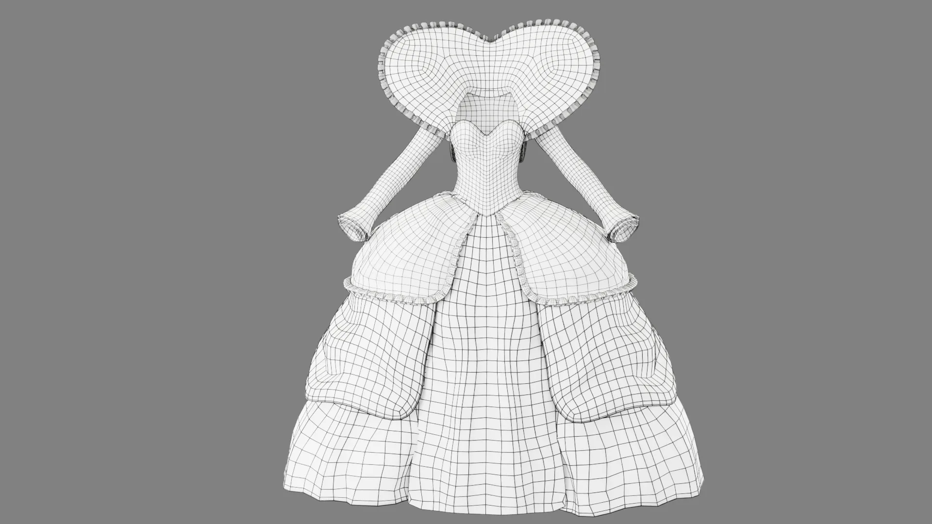 Queen Dress FlippedNormals