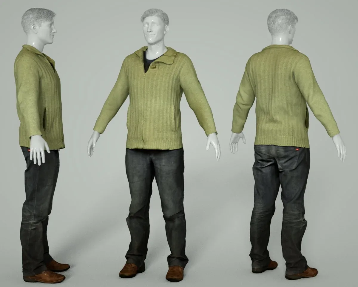 Casual Male Fashion Clothing Outfit 10