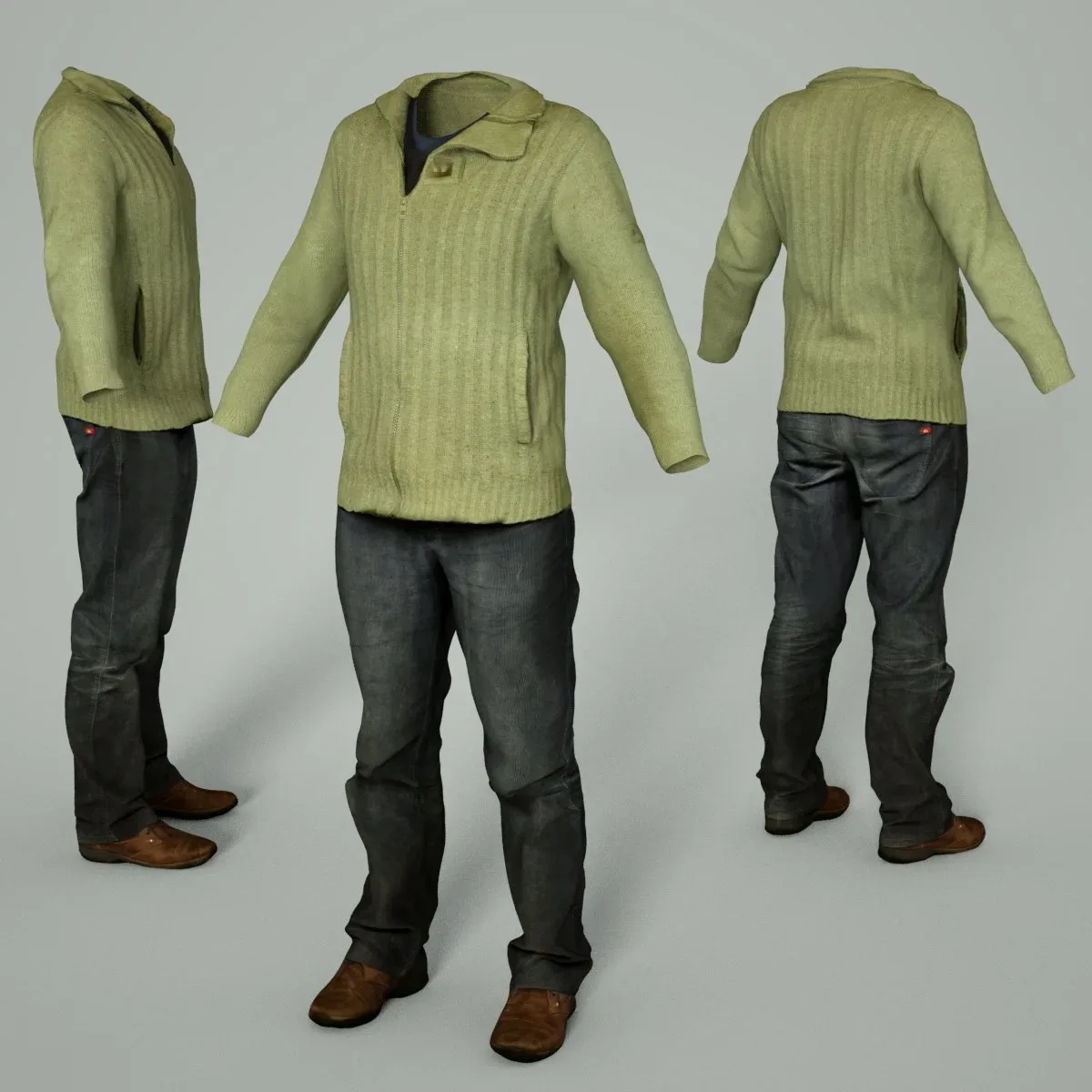 Casual Male Fashion Clothing Outfit 10