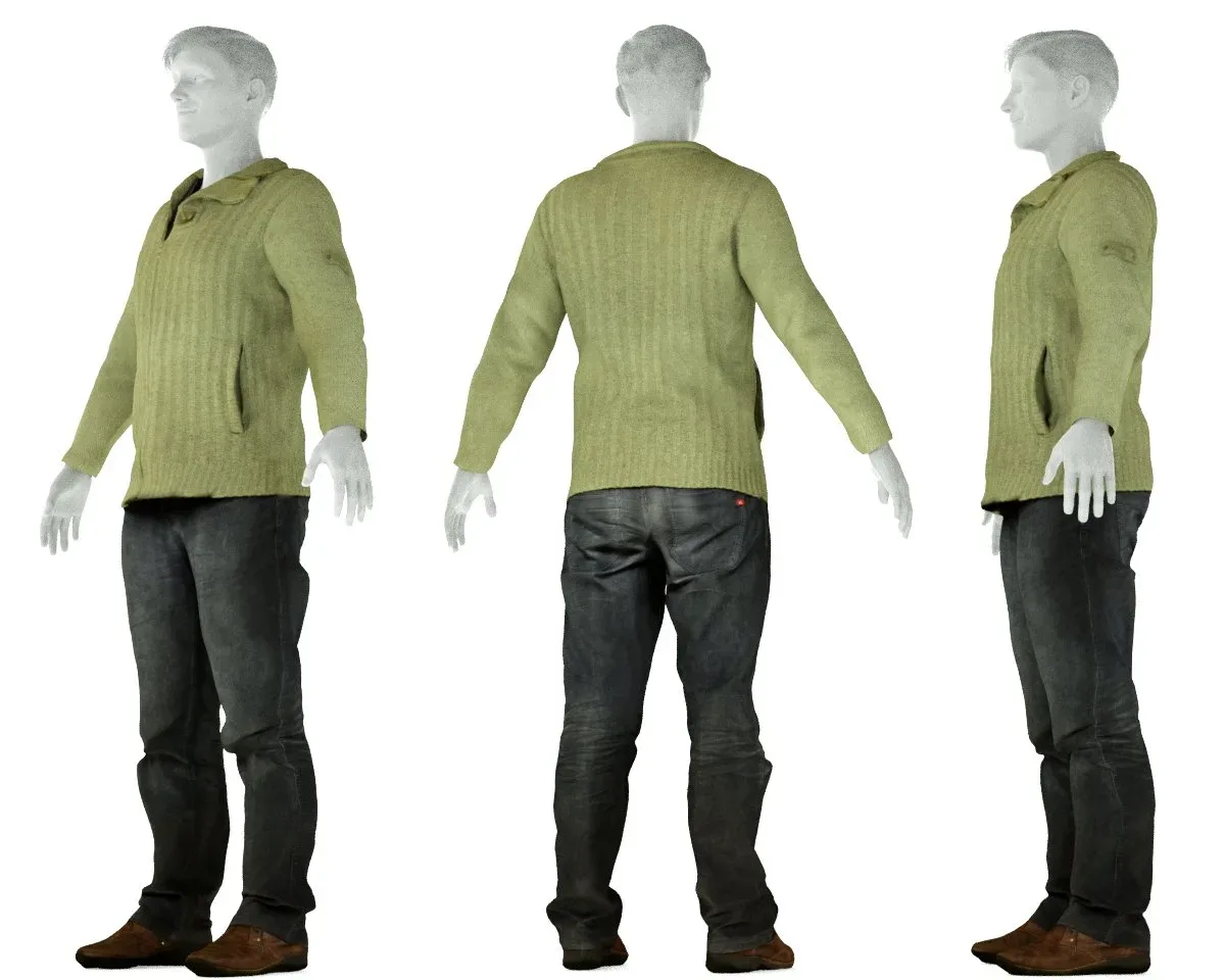 Casual Male Fashion Clothing Outfit 10