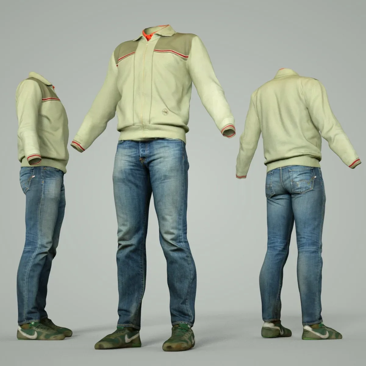 Casual Male Fashion Clothing Outfit 12