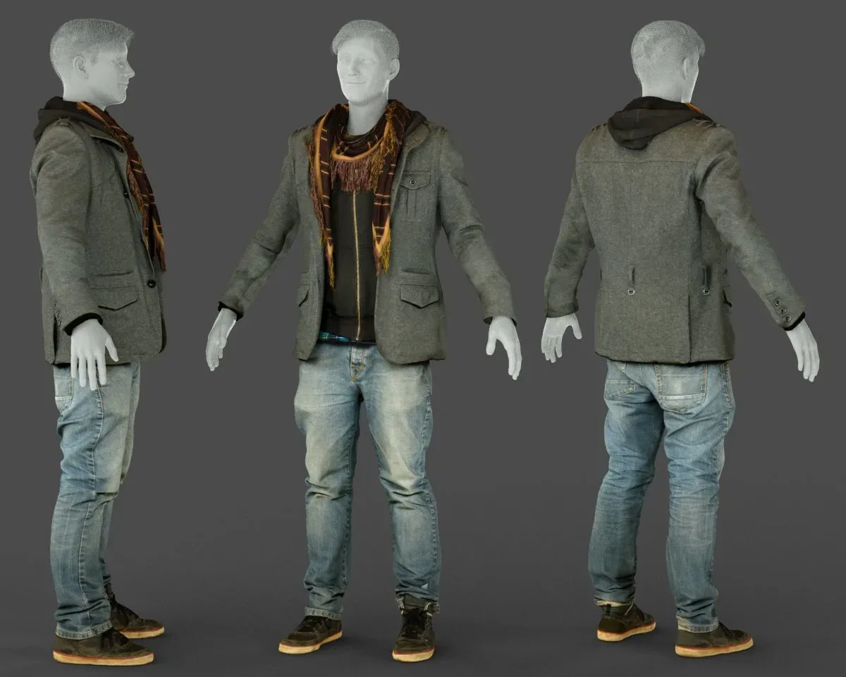 Casual Male Fashion Clothing Outfit 64