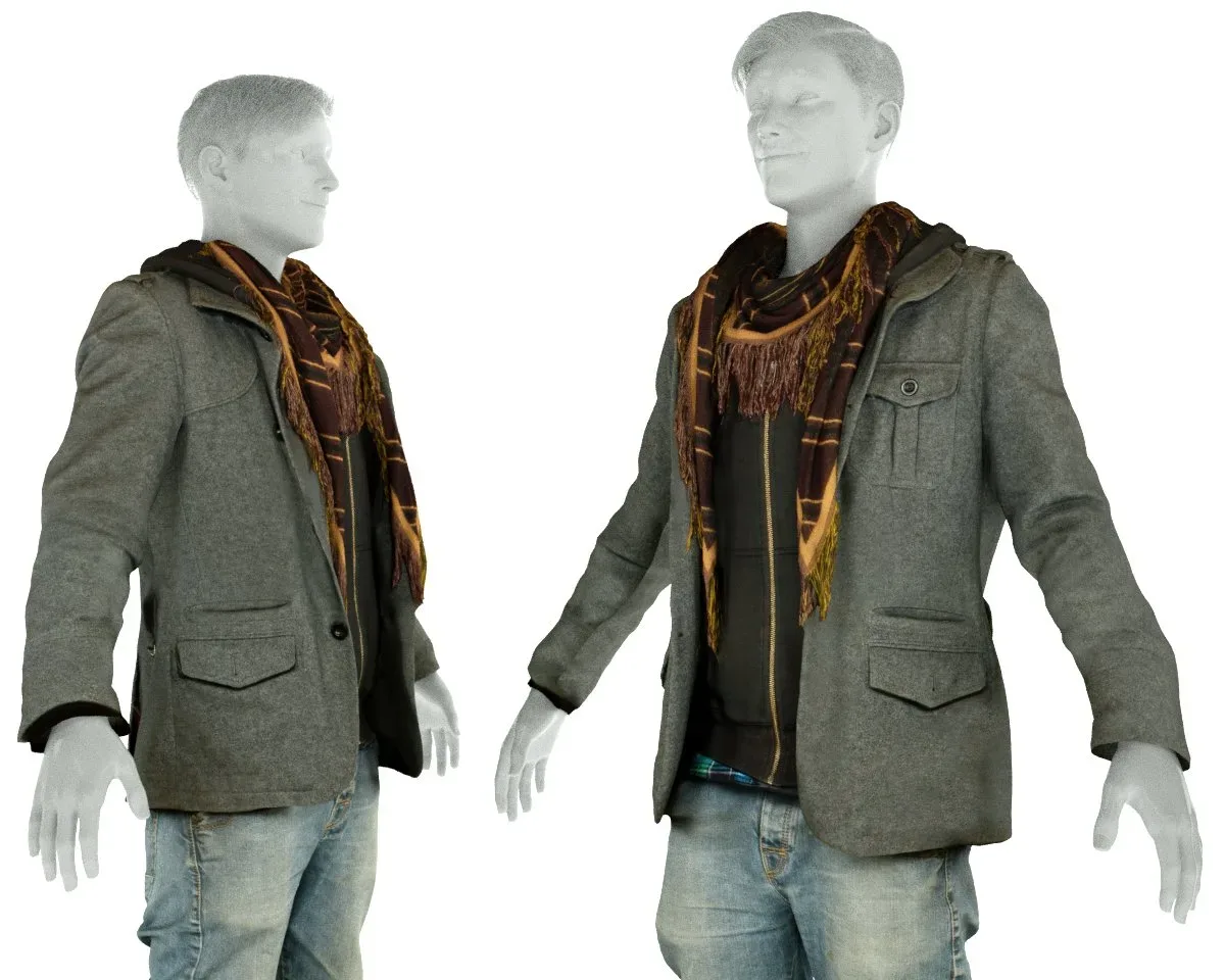 Casual Male Fashion Clothing Outfit 64