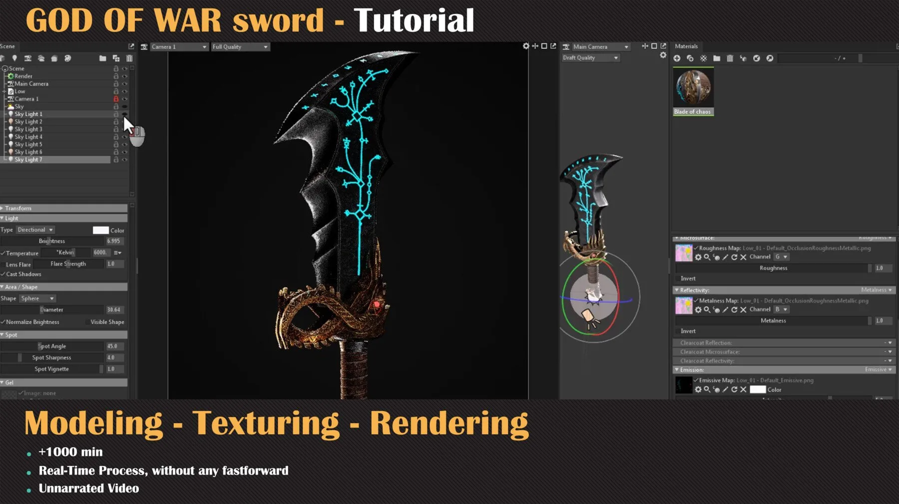 GOD OF WAR sword - Tutorial