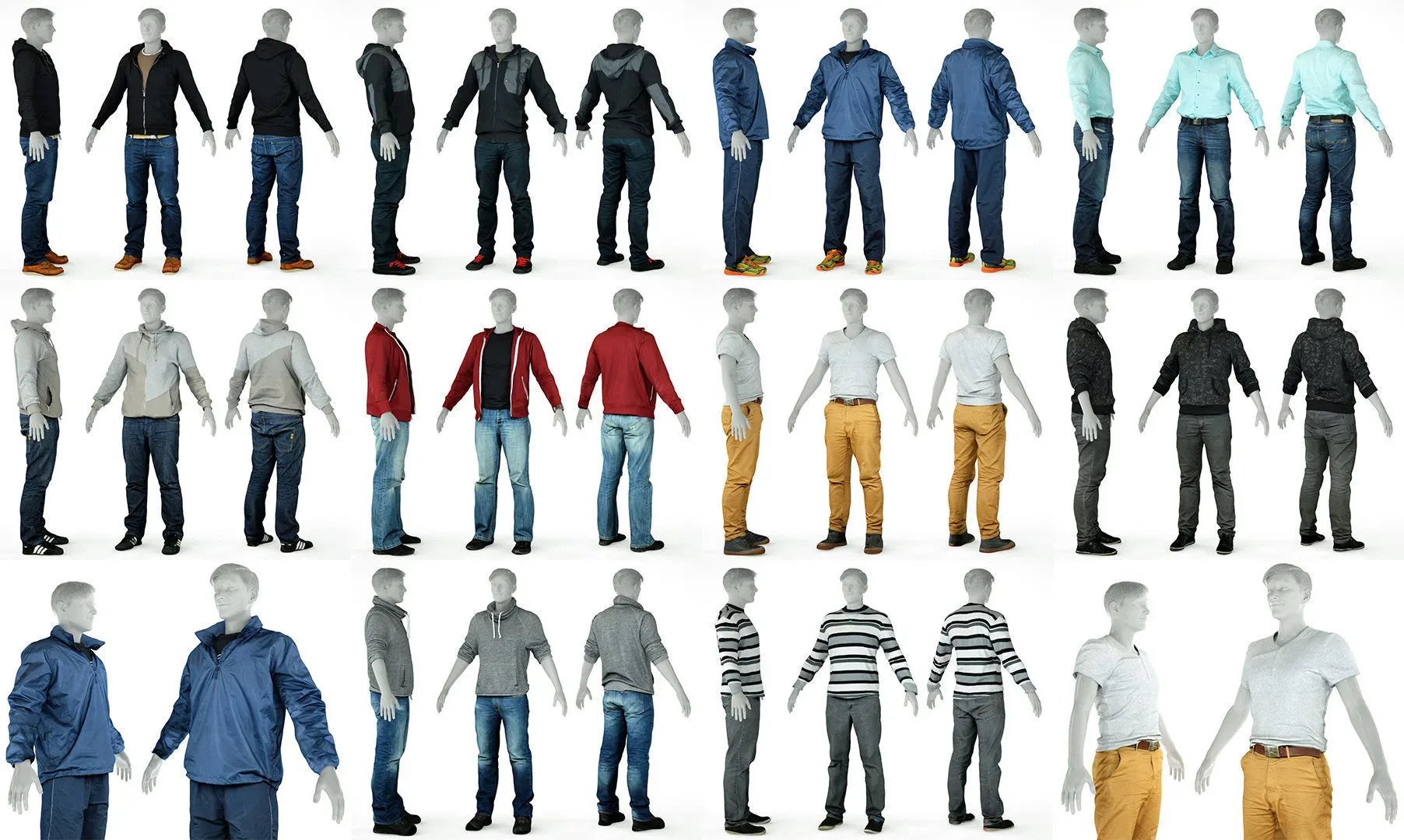 Casual Male Outfit Collection 3