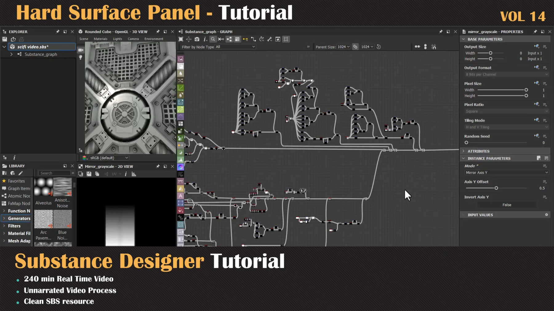 Hard Surface Panel Tutorial - VOL 14