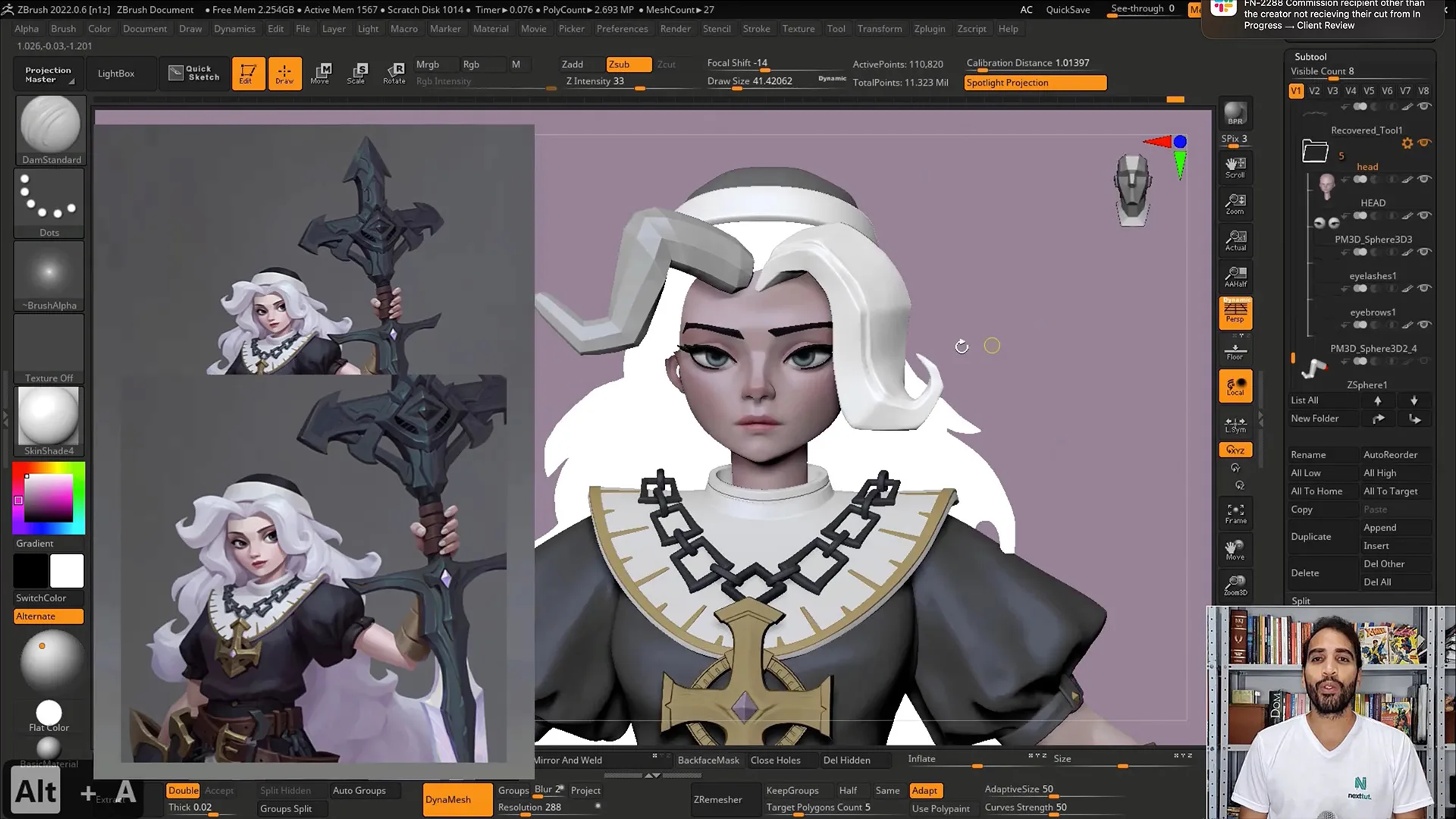 Stylised Character Sculpting in Zbrush