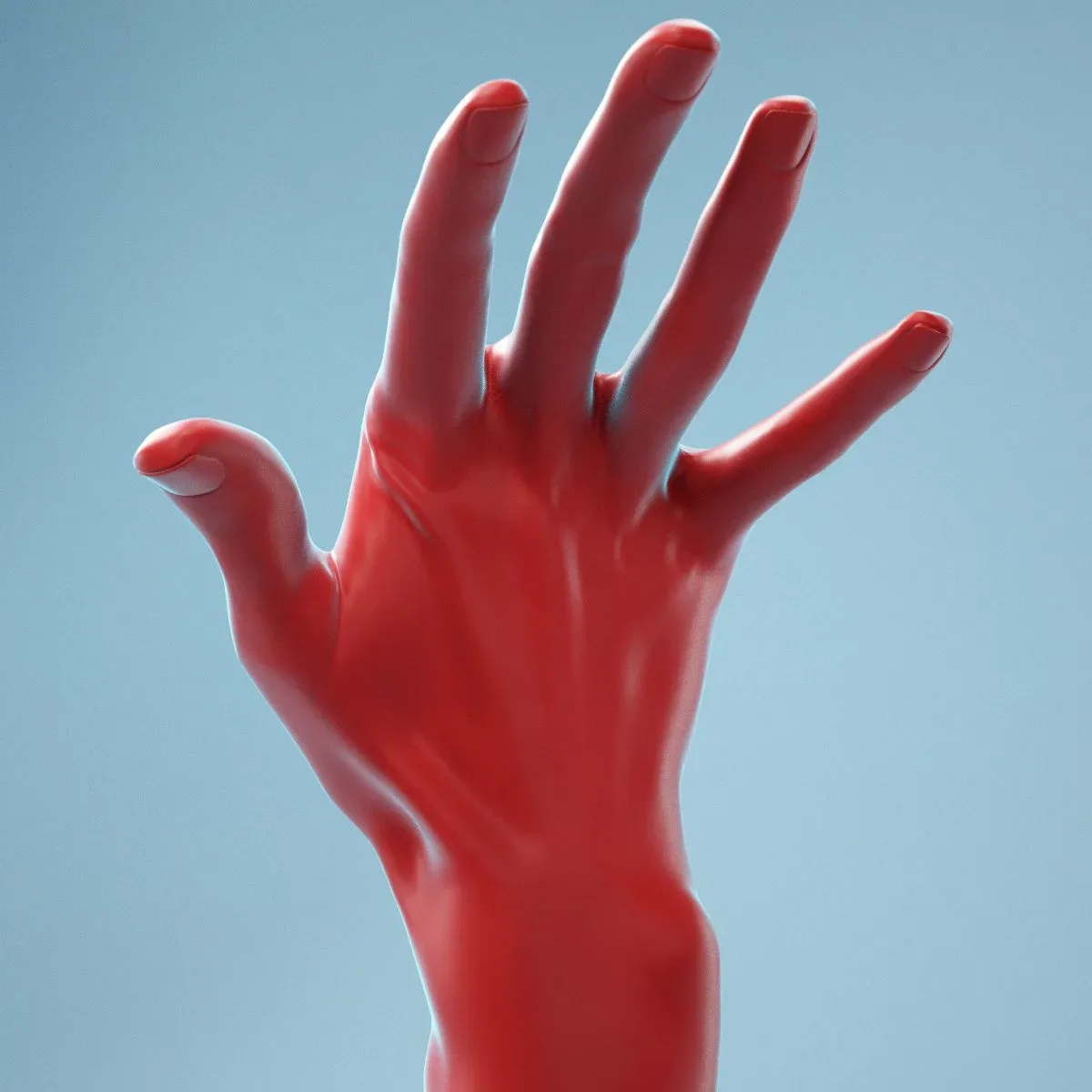 Bent Back Realistic Hand
