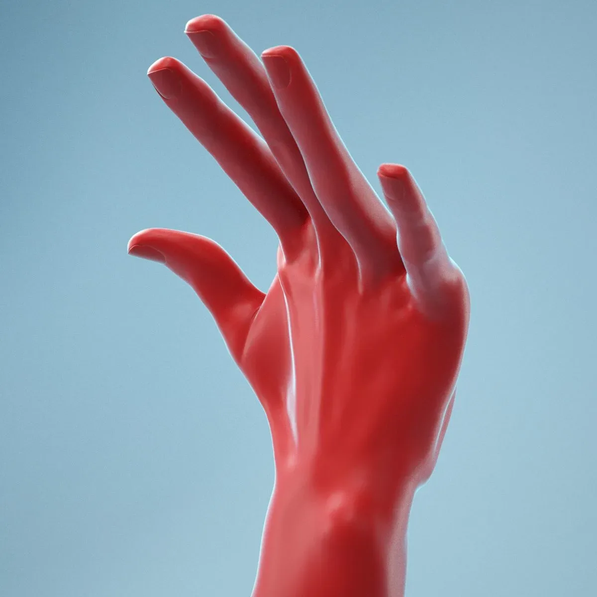 Bent Back Realistic Hand