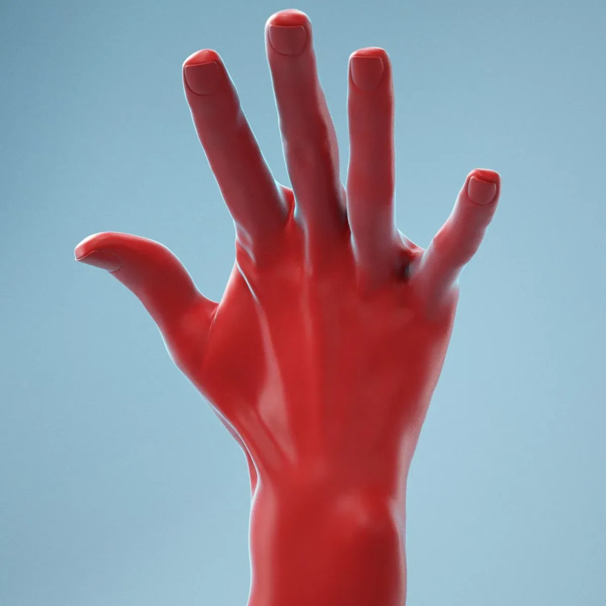Bent Back Realistic Hand