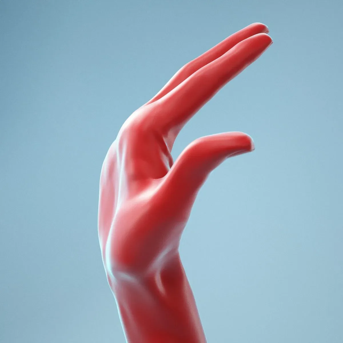 Bent Back Realistic Hand