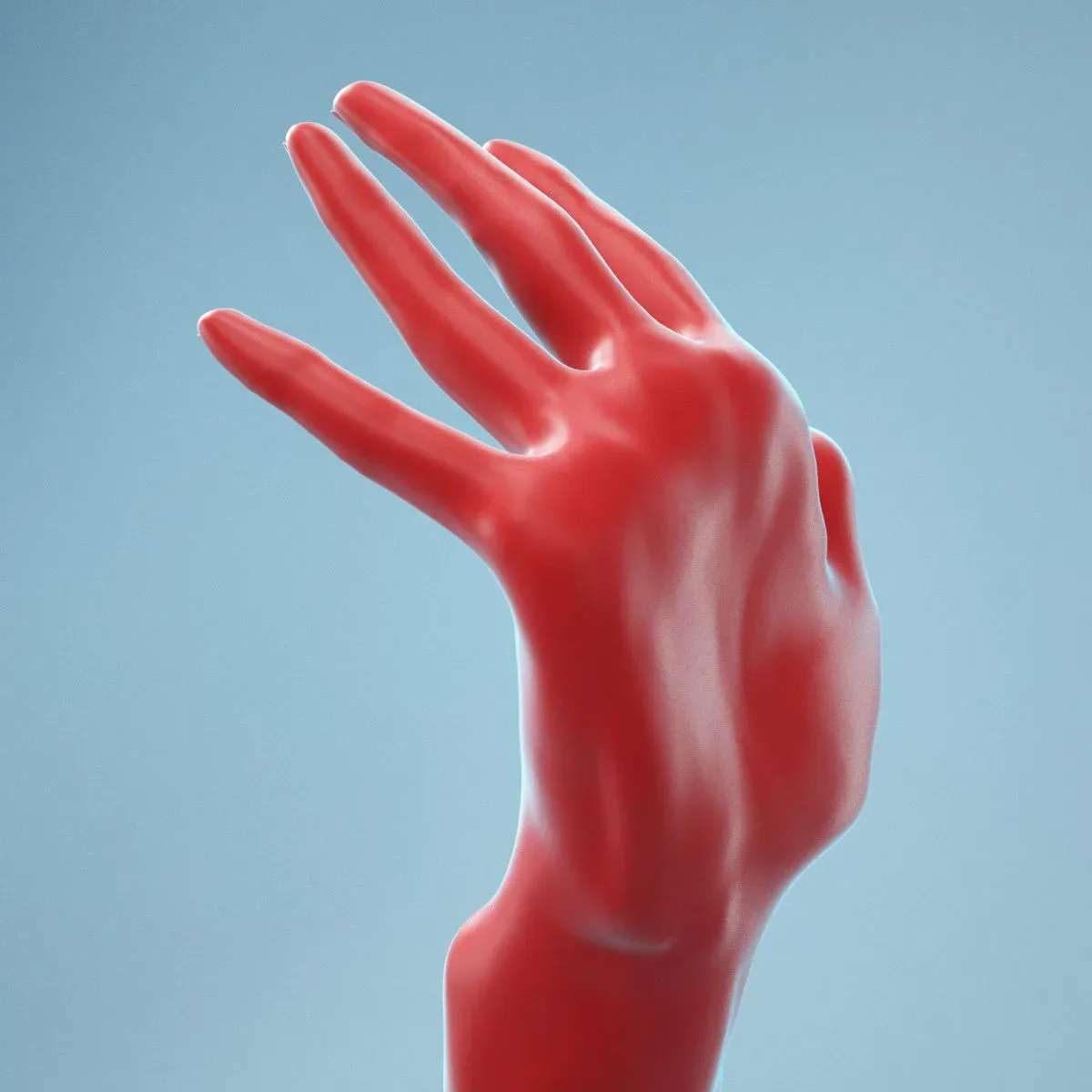 Bent Back Realistic Hand