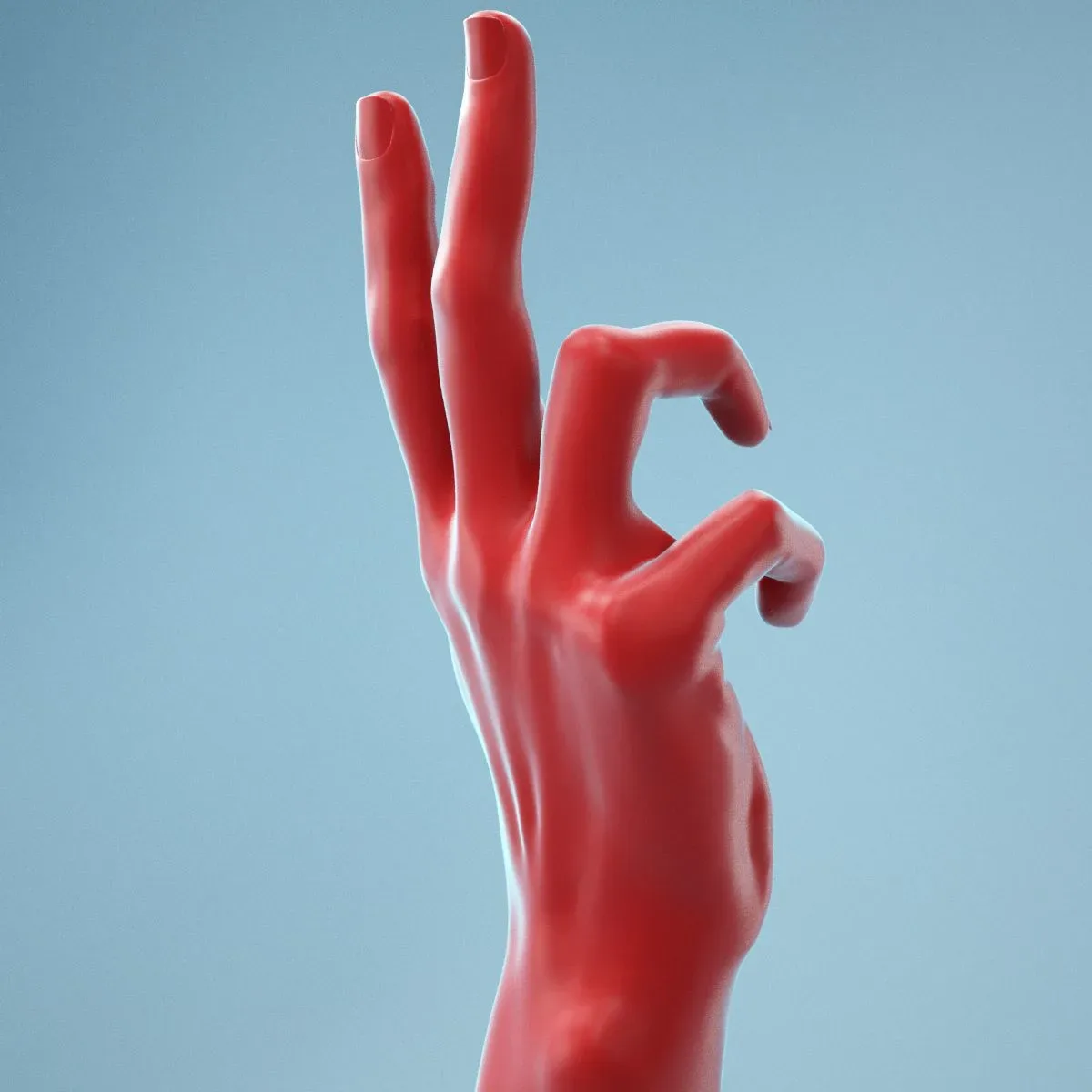 Holistic Gesture Realistic Hand