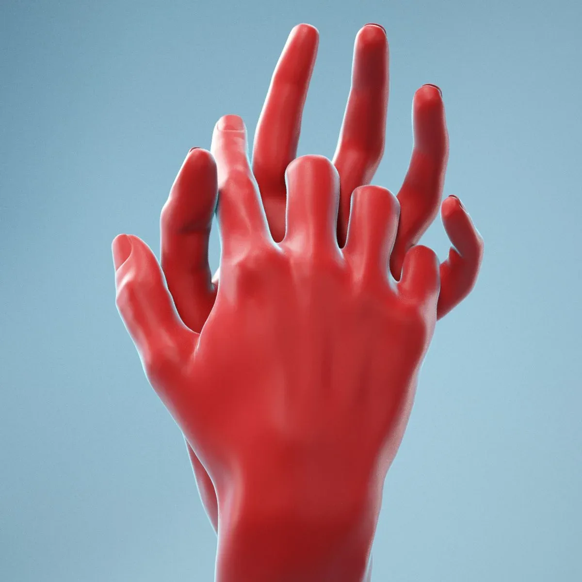 Interwoven Realistic Hand