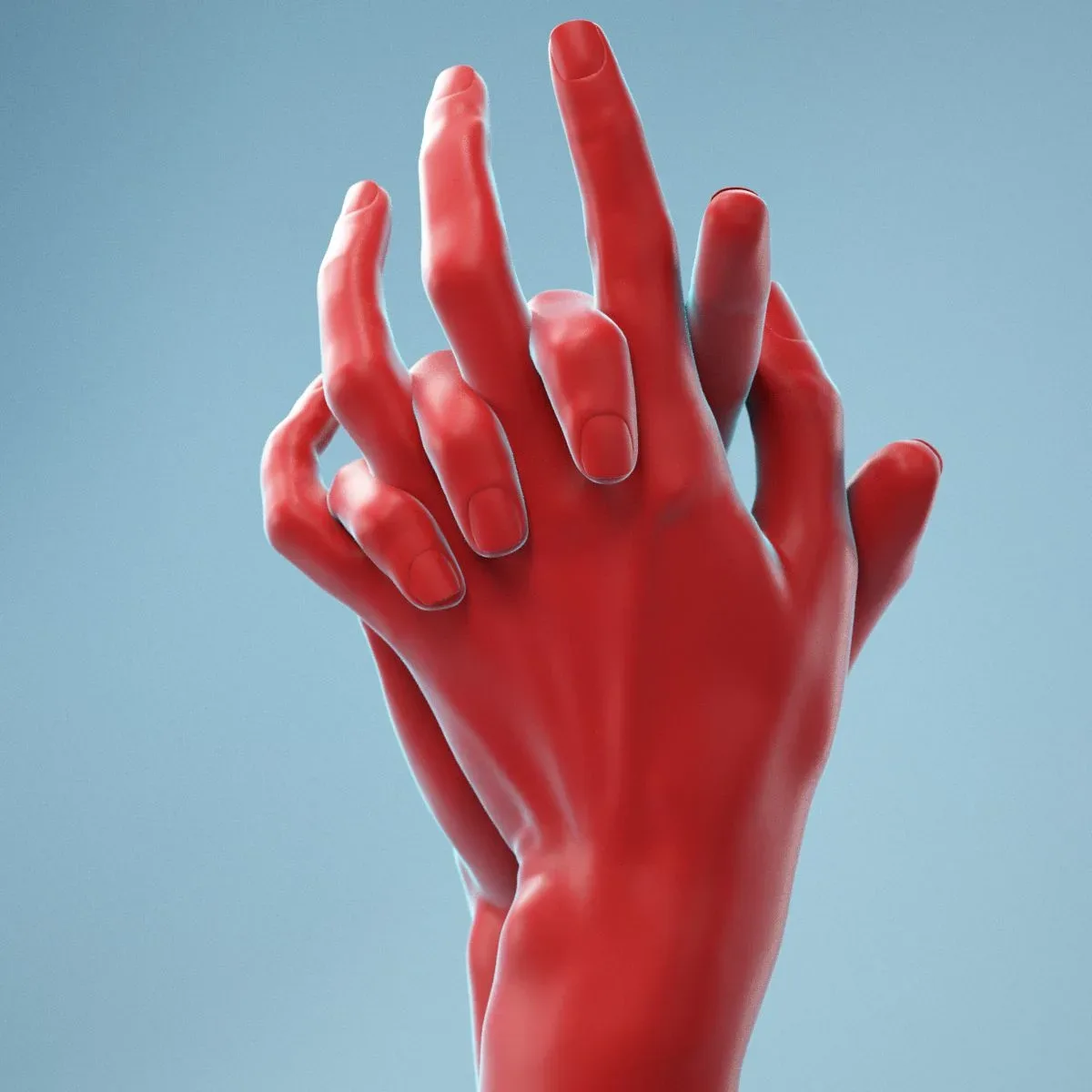 Interwoven Realistic Hand