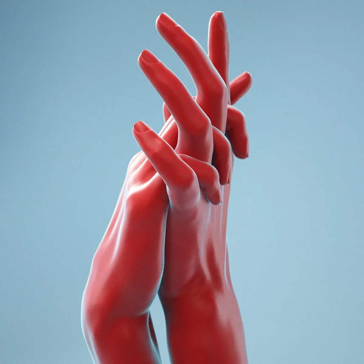 Interwoven Realistic Hand