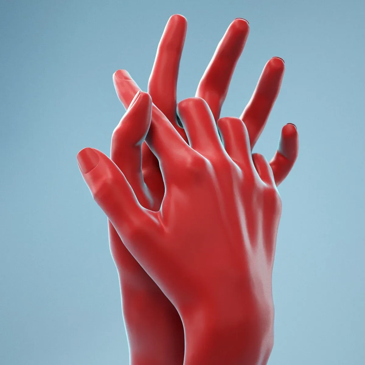 Interwoven Realistic Hand