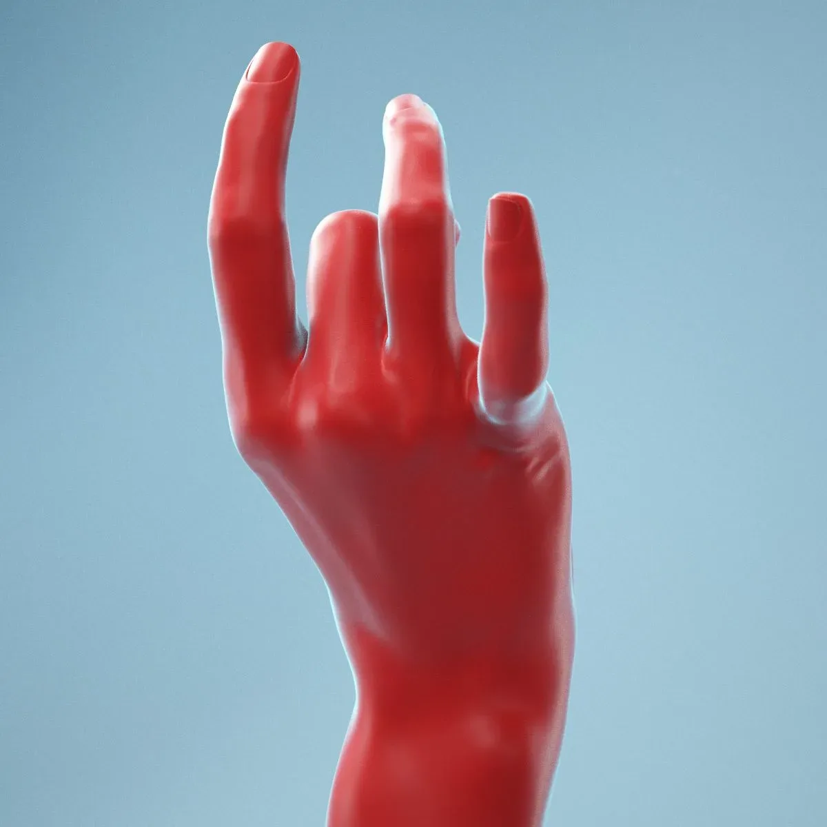 Pinch Gesture Realistic Hand