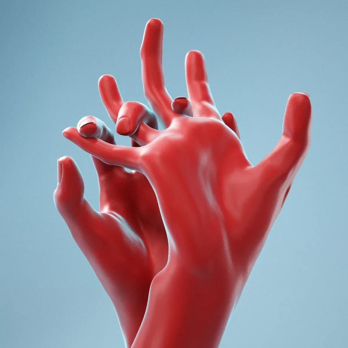 Pulling Back Realistic Hands