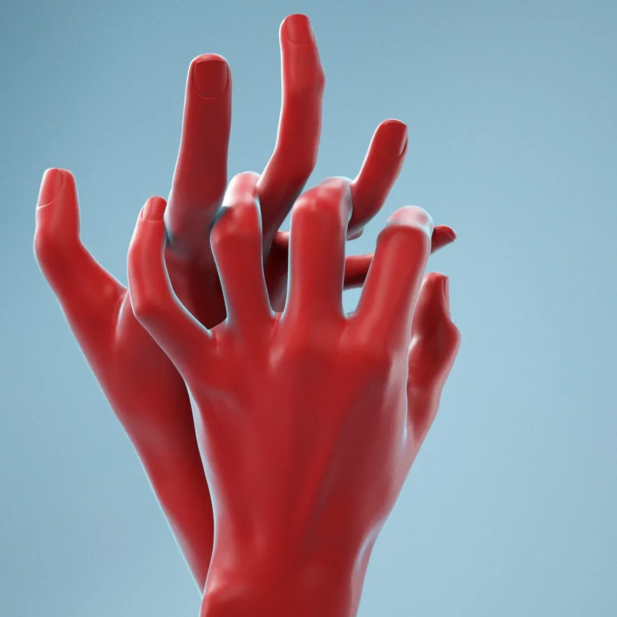Pulling Back Realistic Hands