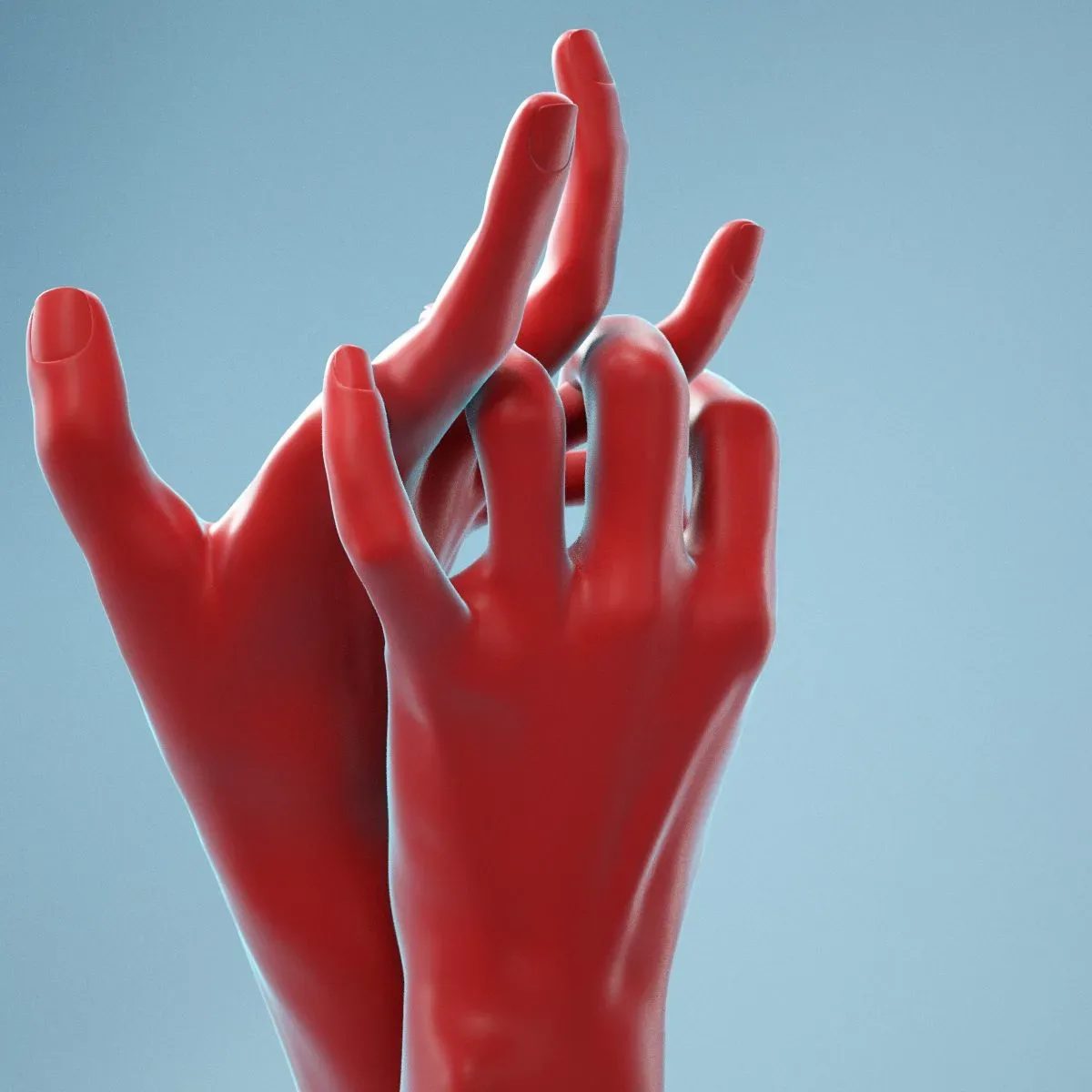 Pulling Back Realistic Hands