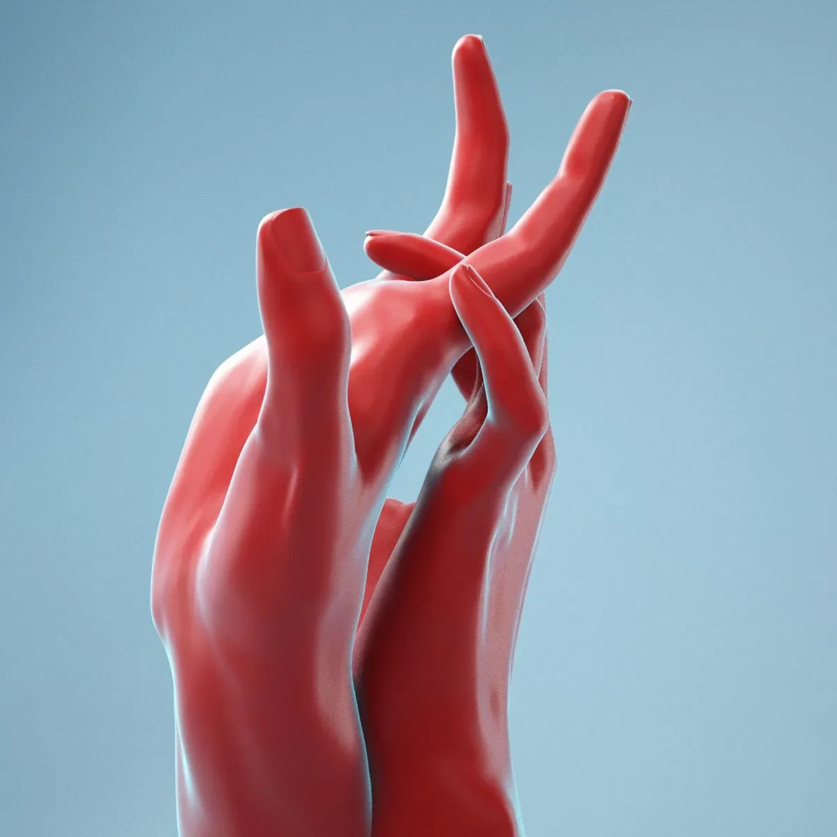 Pulling Back Realistic Hands