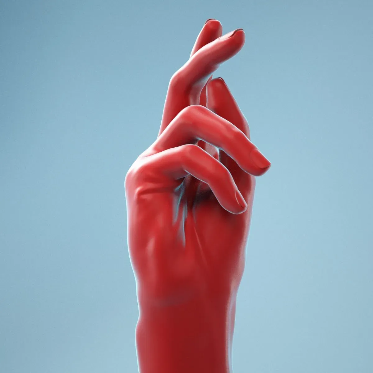 Relaxed Grip Realistic Hand