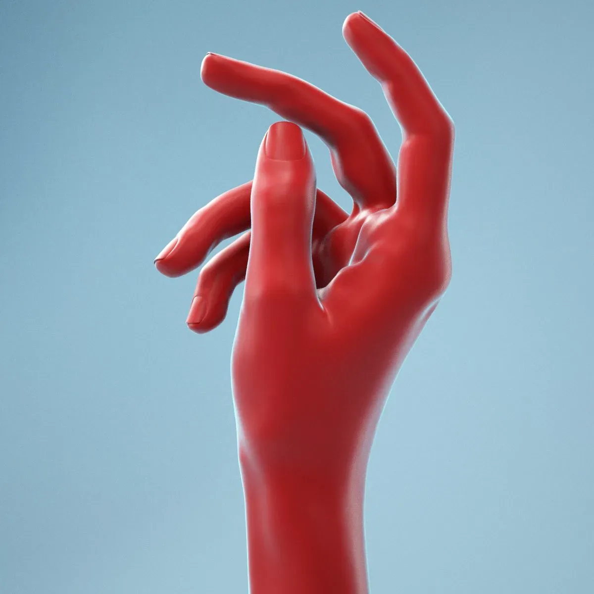 Relaxed Grip Realistic Hand