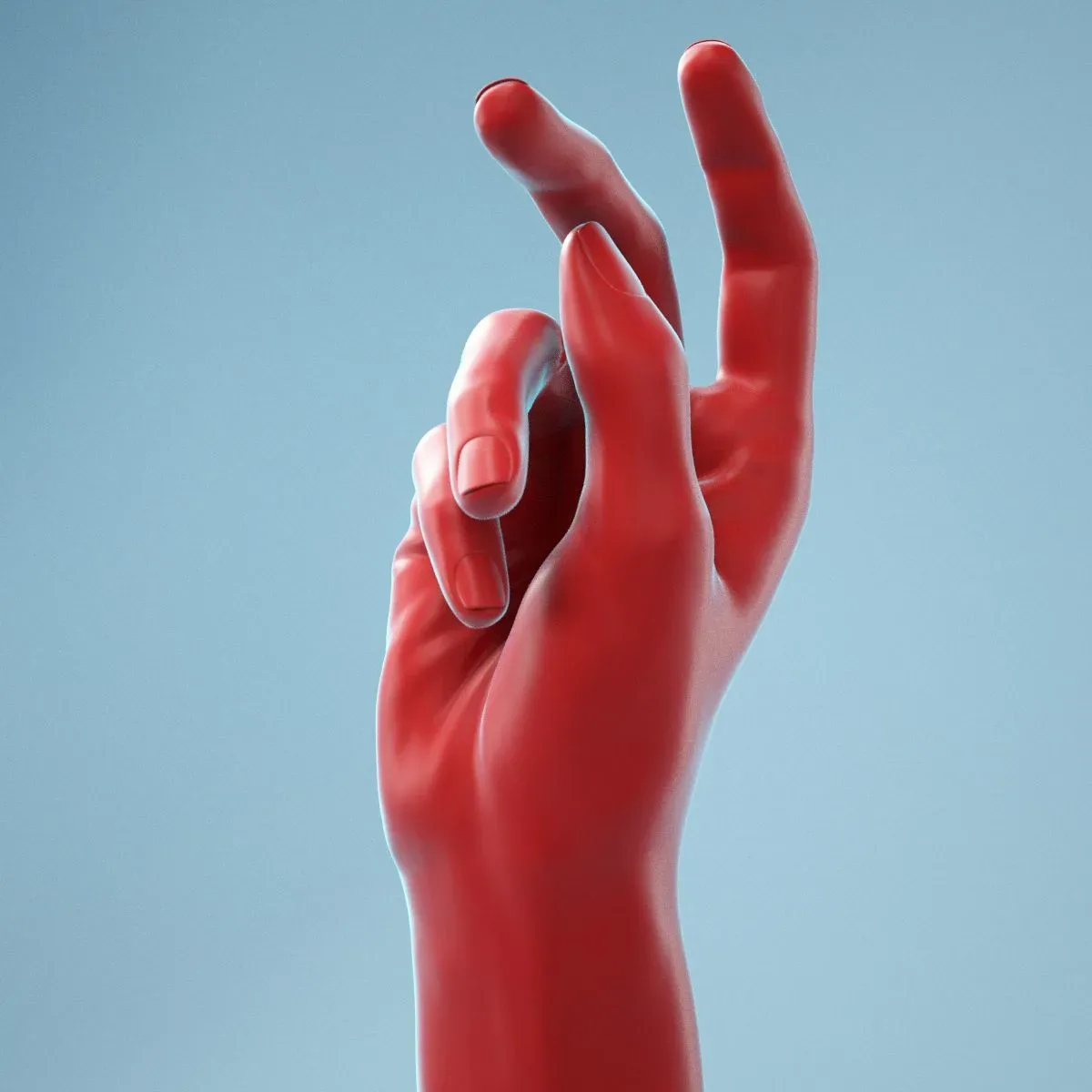 Relaxed Grip Realistic Hand