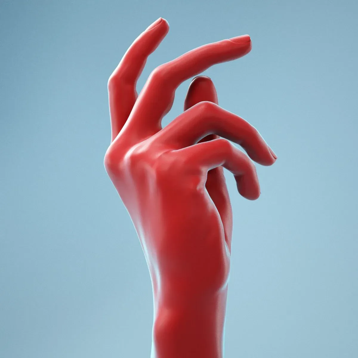 Relaxed Grip Realistic Hand