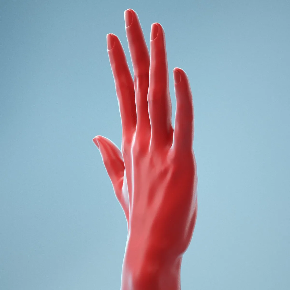 Standard Pose Realistic Hand